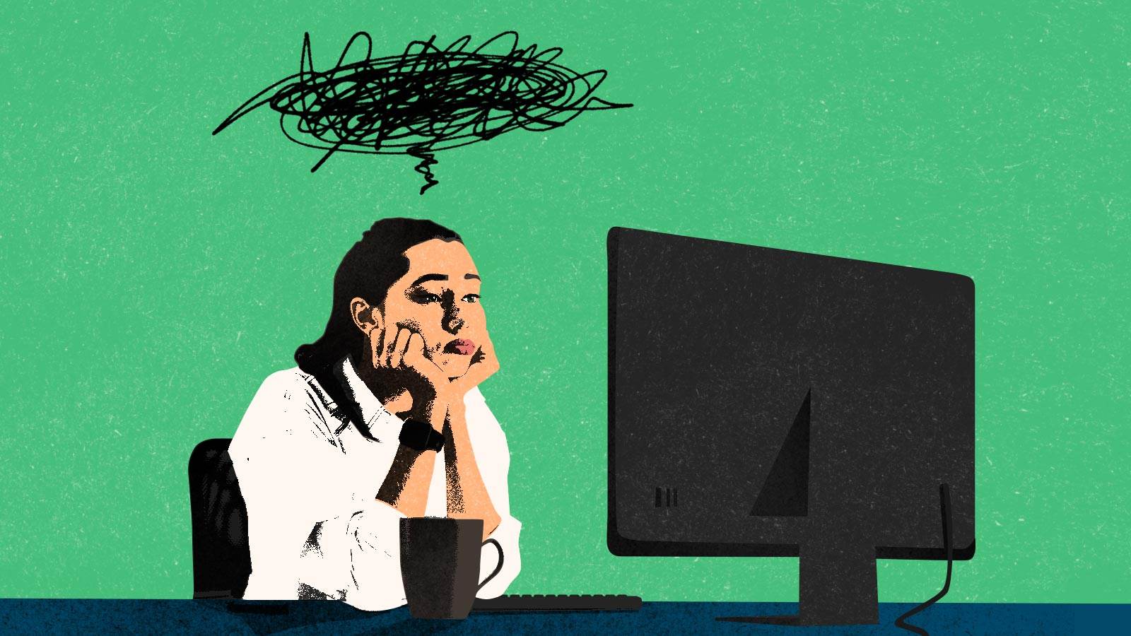 Trabalhador cansado