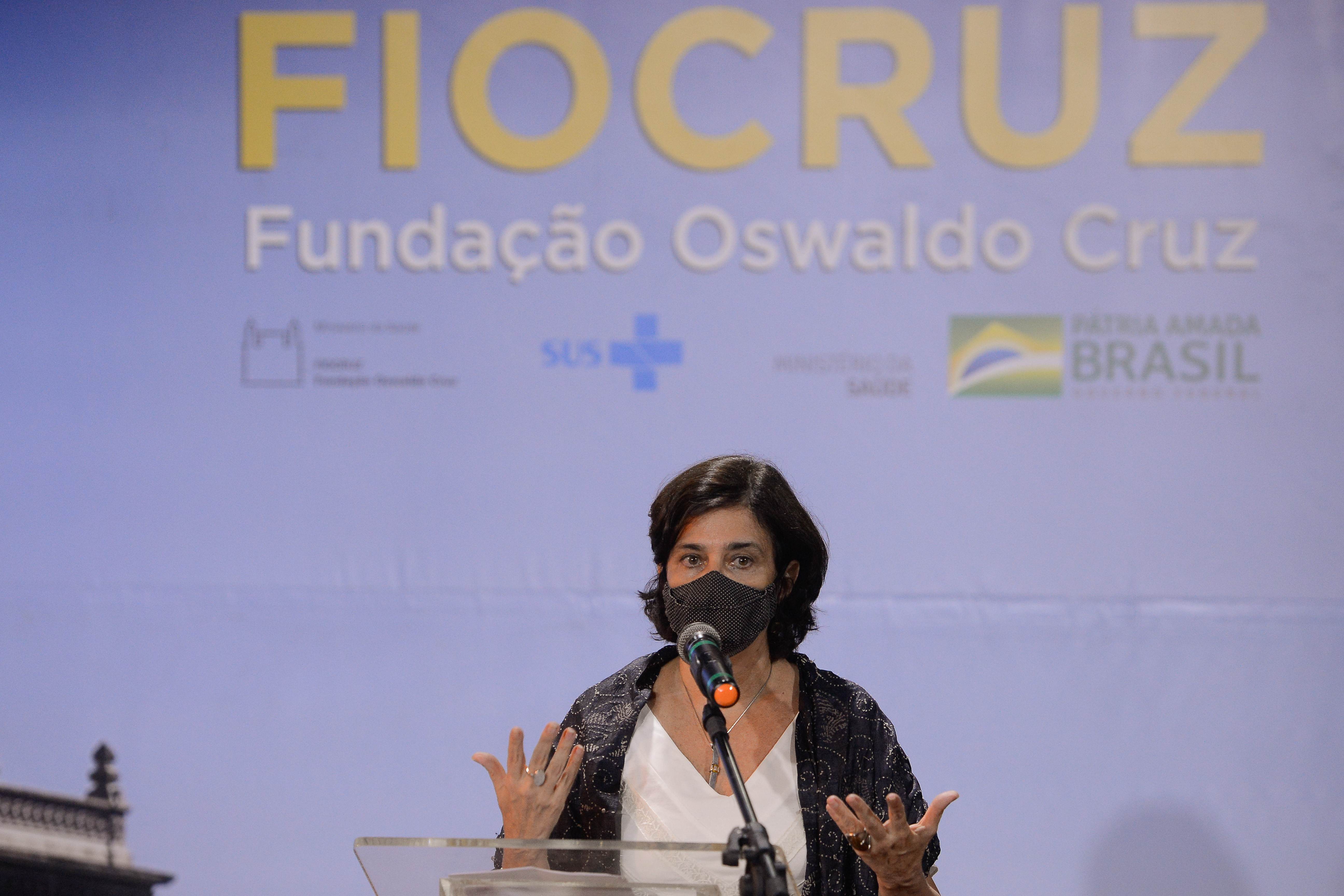 A presidente da Fiocruz, Nisia Trindade Lima