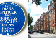 Princesa Diana é homenageada com placa azul em prédio onde morou