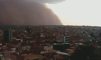 Tempestade de areia pode acontecer mais vezes, afirma meteorologista