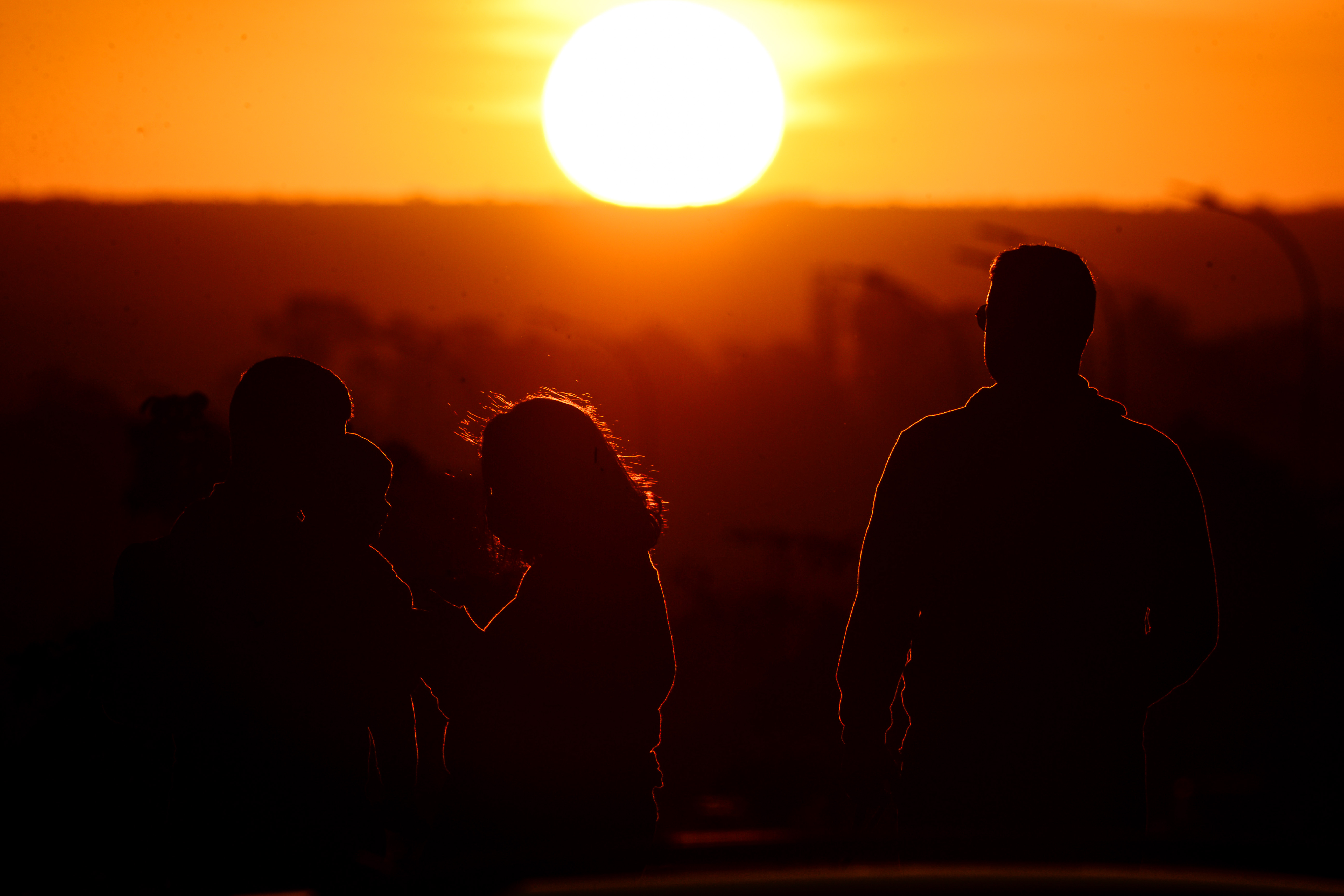 Pôr do sol em Brasília