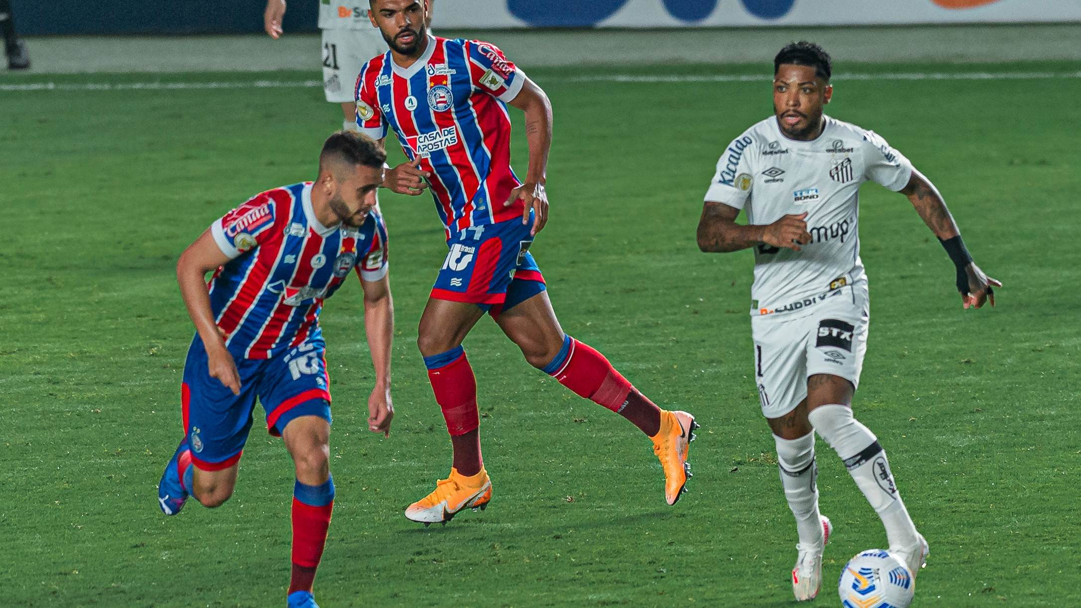 Santos e Bahia empataram em 0 a 0 na Vila Belmiro / Anderson Lira/Framephoto/Estadão Conteúdo