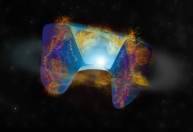 Descoberta supernova que nasceu após explosão causada por choque entre estrelas