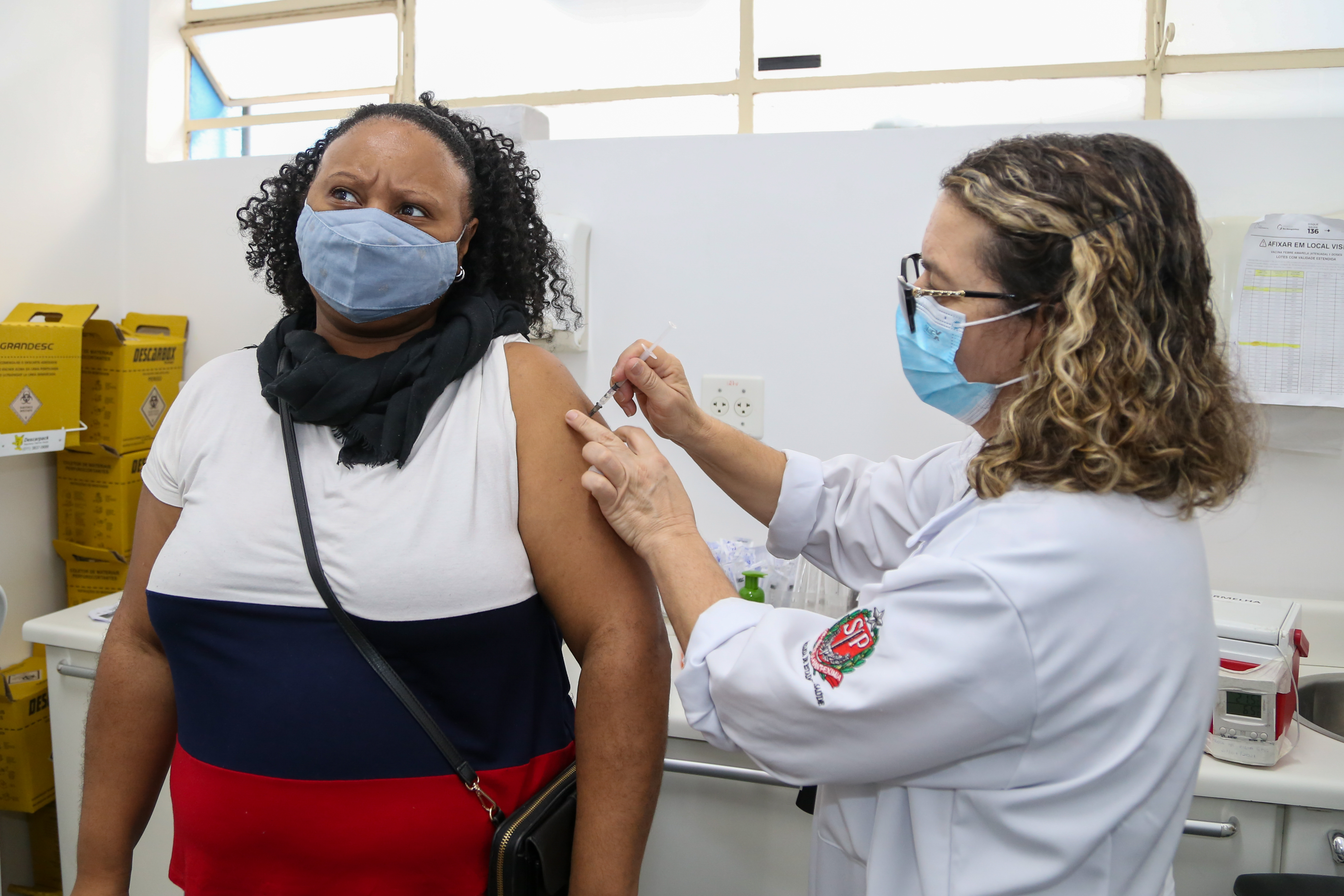 Vacinação contra a Covid-19 em São Paulo