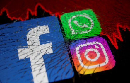 Logos de Facebook, Whatsapp e Instagram