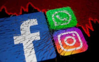 Logos de Facebook, Whatsapp e Instagram