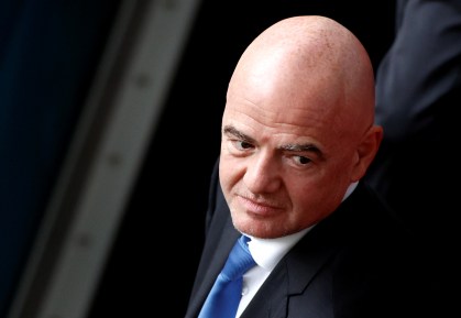 Presidente da Fifa, Gianni Infantino