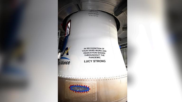 O foguete que lançou a missão Lucy ao espaço / Divulgação/Nasa