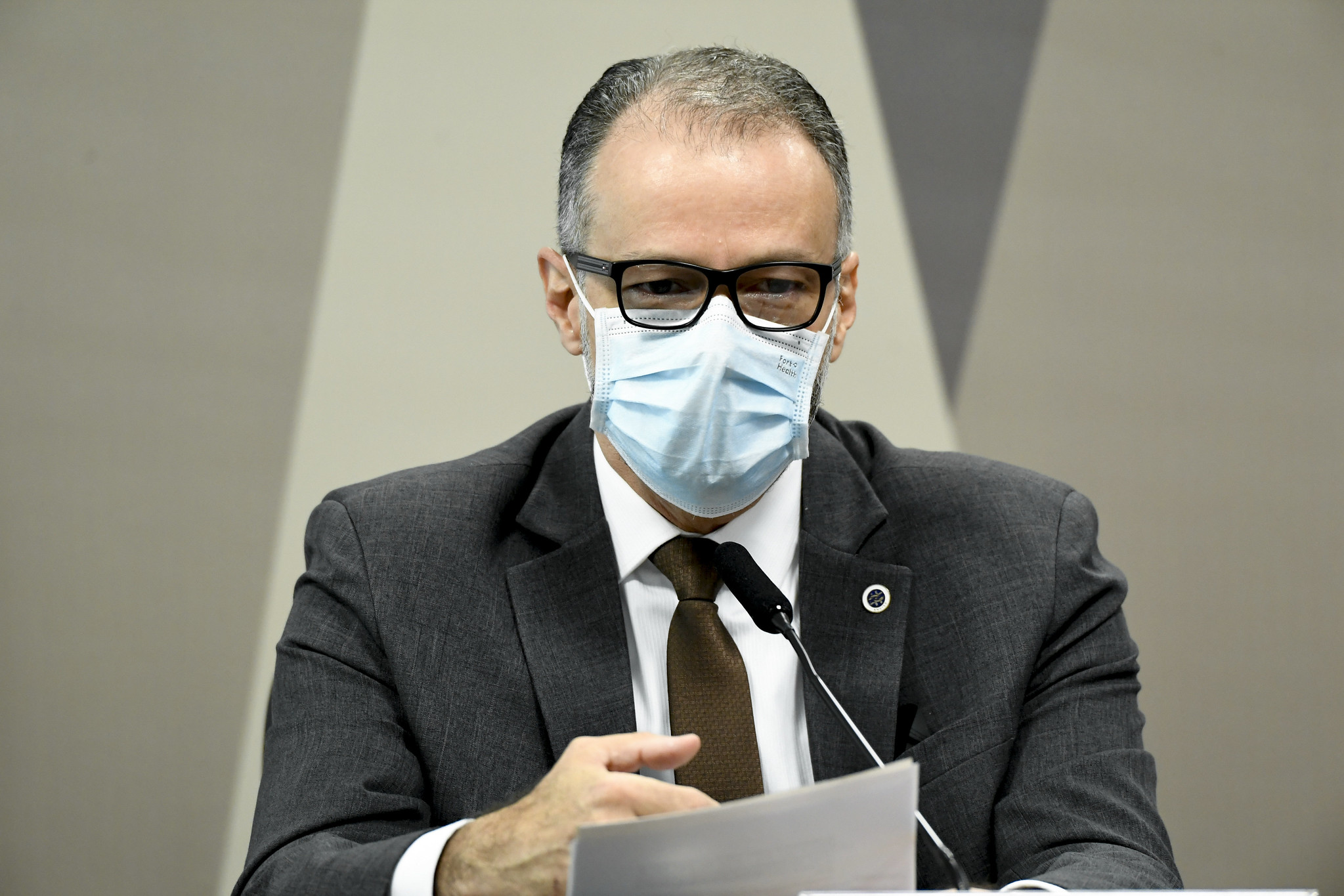 Antonio Barra Torres, diretor-presidente da Agência Nacional de Vigilância Sanitária (Anvisa), em depoimento à CPI da Pandemia
