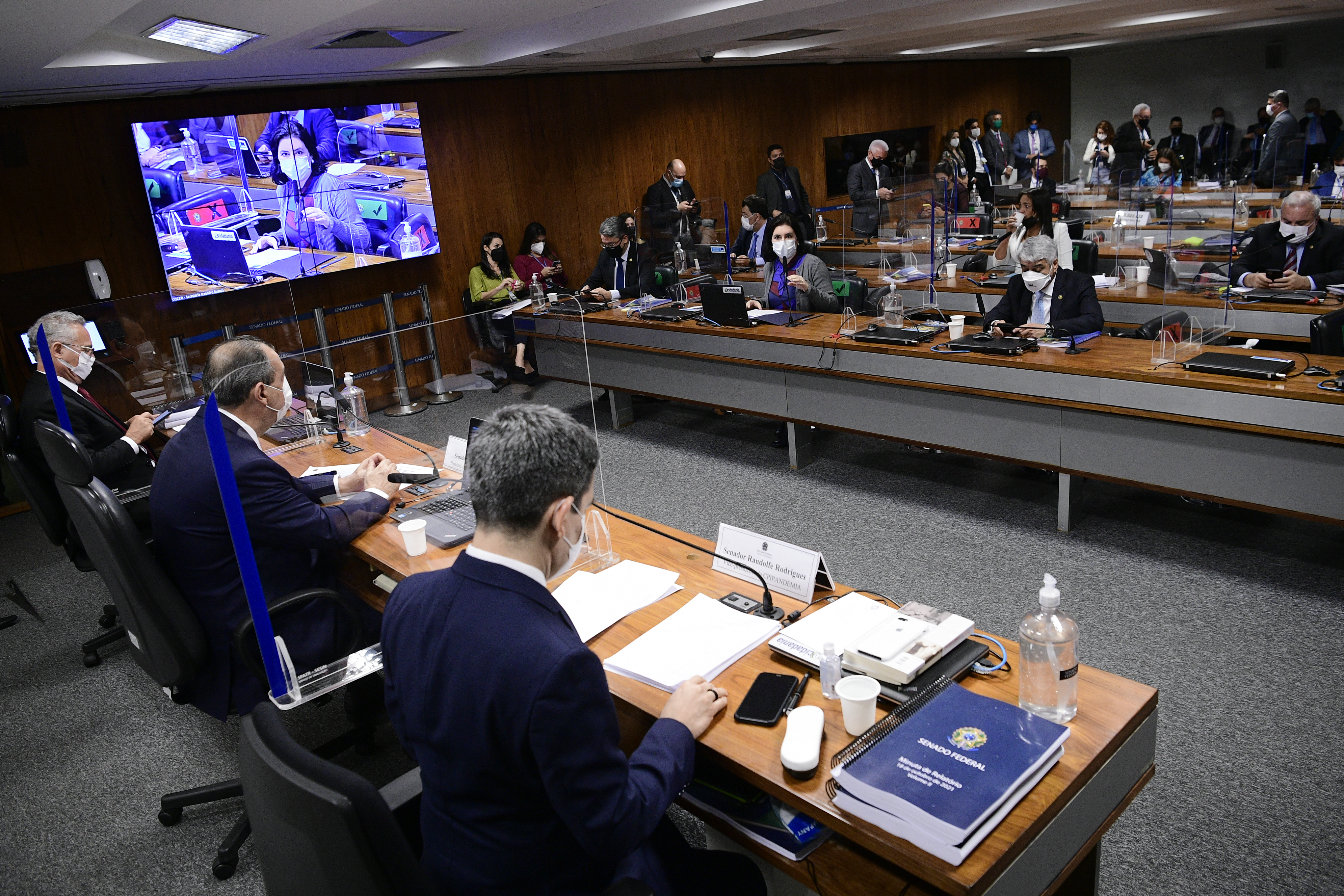 Reunião da CPI da Pandemia no Senado