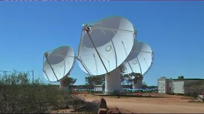 Radiotelescópio ASKAP, na Austrália