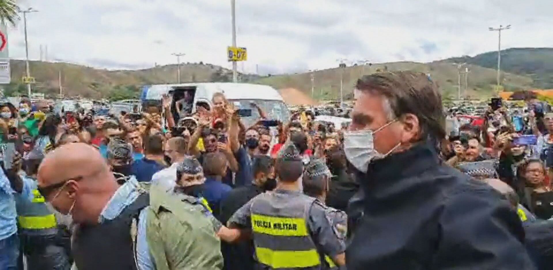 Jair Bolsonaro em Aparecida