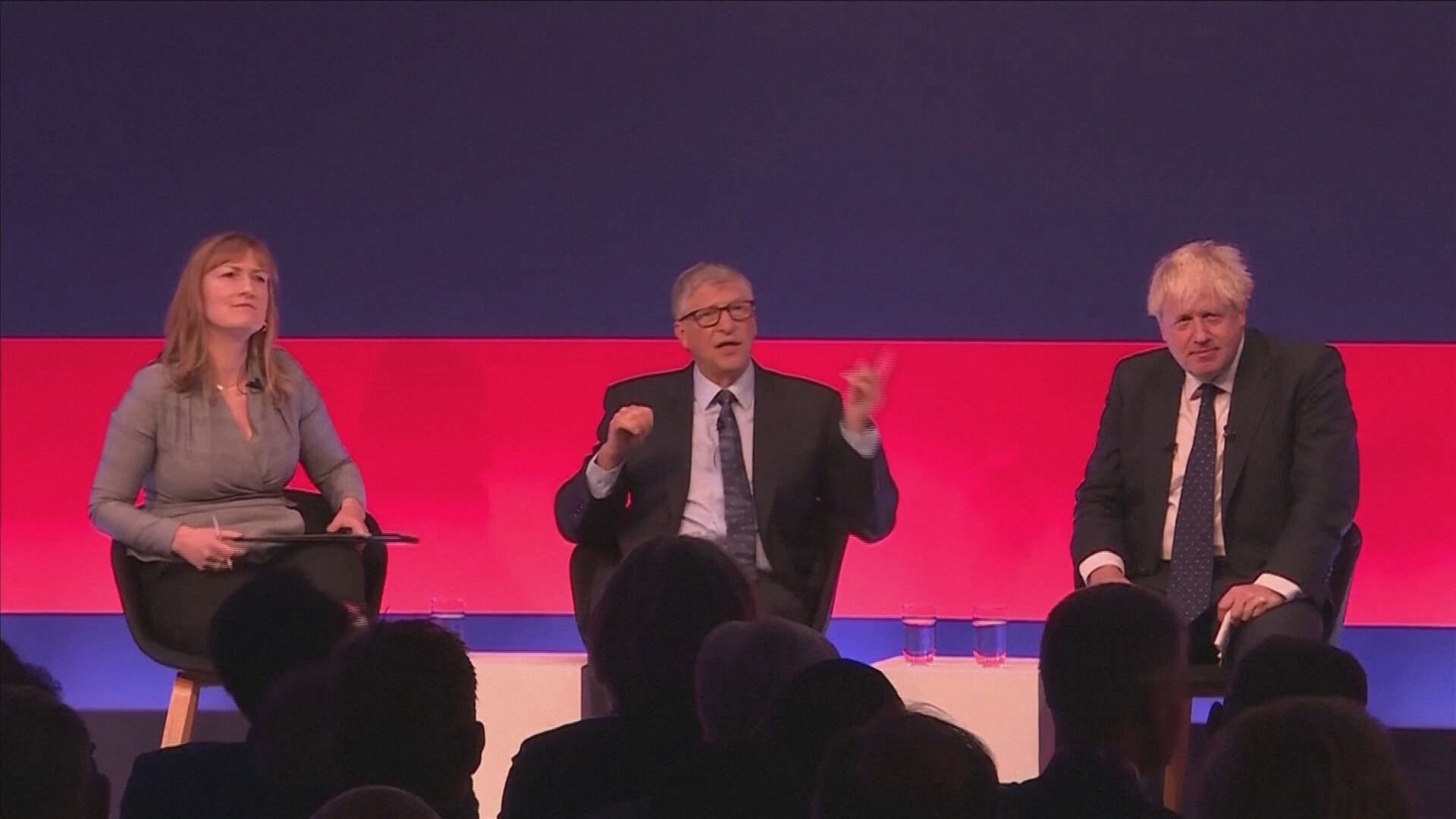 Bill Gates e Boris Johnson