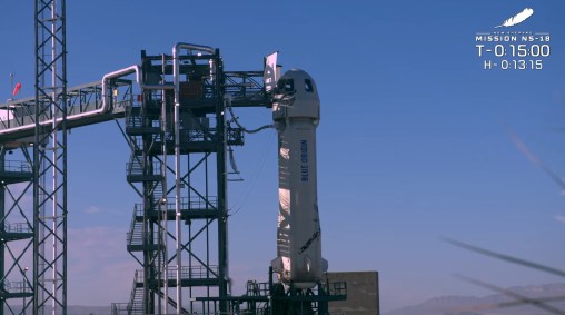 Foguete New Shepard, da Blue Origin