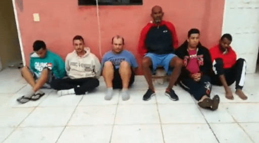 Suspeitos presos no Paraguai
