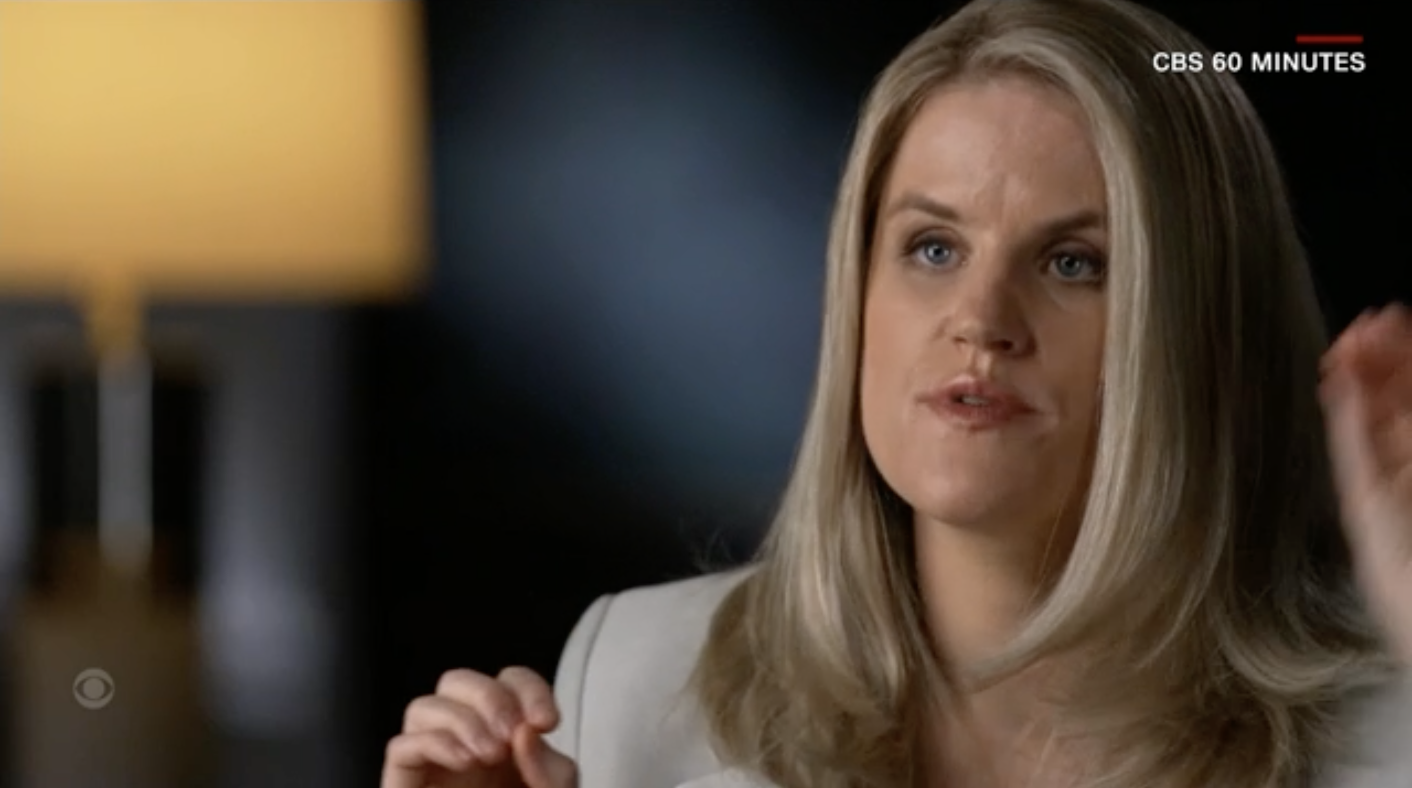 Frances Haugen, ex-funcionária do Facebook, denuncia companhia / CBS/Reprodução