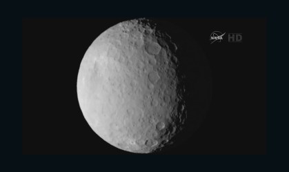 O asteroide Ceres, um dos que orbitam a região entre Marte e Júpiter