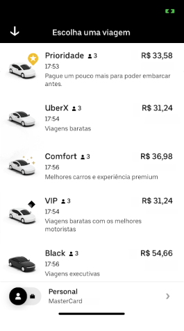 Função 'Prioridade' Uber / Divulgação/Uber