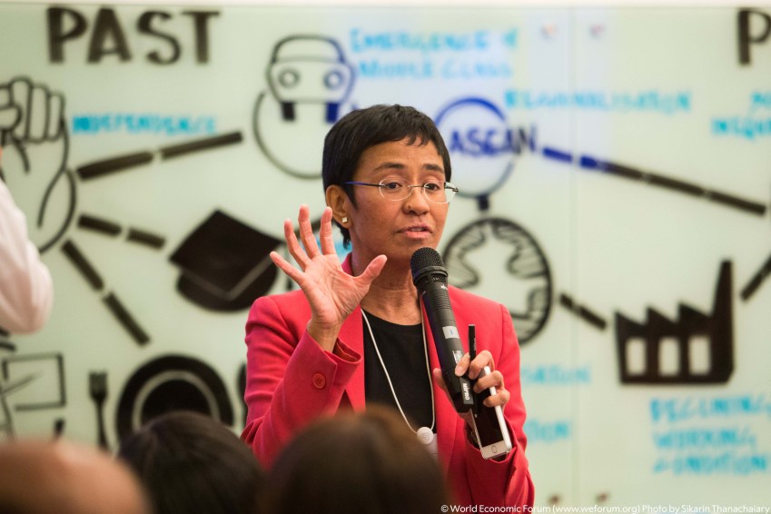 Jornalista Maria Ressa, que ganhou o Nobel da Paz de 2021, integra o movimento contra fake news / Reprodução / Prêmio Nobel