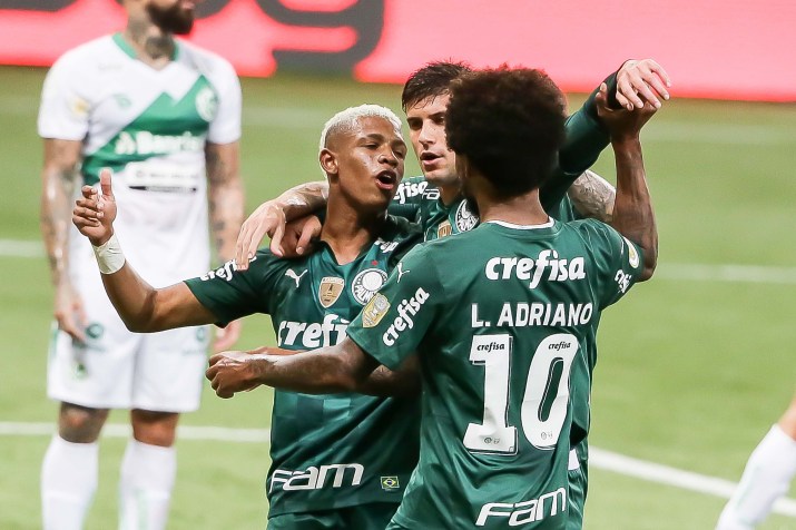 Com um gol de Danilo, o Palmeiras empatou em 1 a 1 com o Juventude no Allianz Parque e ficou mais distante da liderança do Campeonato Brasileiro (Foto: André Pera/Pera Photo Press/Estadão Conteúdo)
