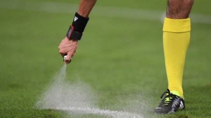 Spray barreira futebol