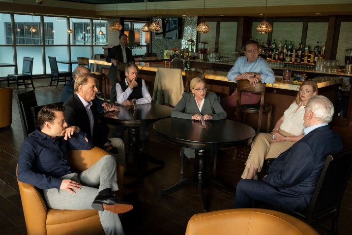 Elenco de “Succession”, série da HBO, em gravação de novembro de 2020 / David M. Russell/HBO