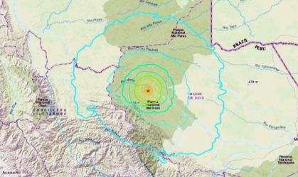 Terremoto de magnitude 5,7 é registrado no Peru e sentido por moradores do Acre