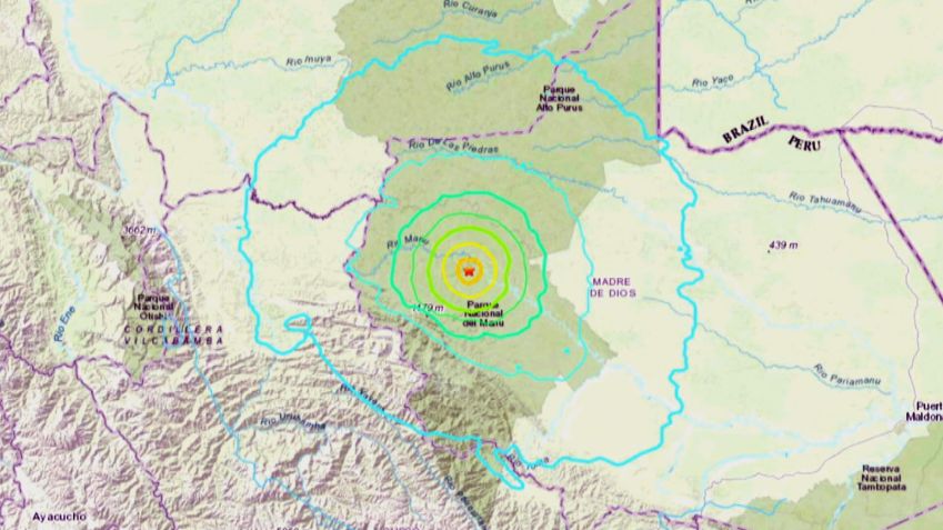 Terremoto de magnitude 5,7 no Peru (10-10-2021) / CNN / Reprodução