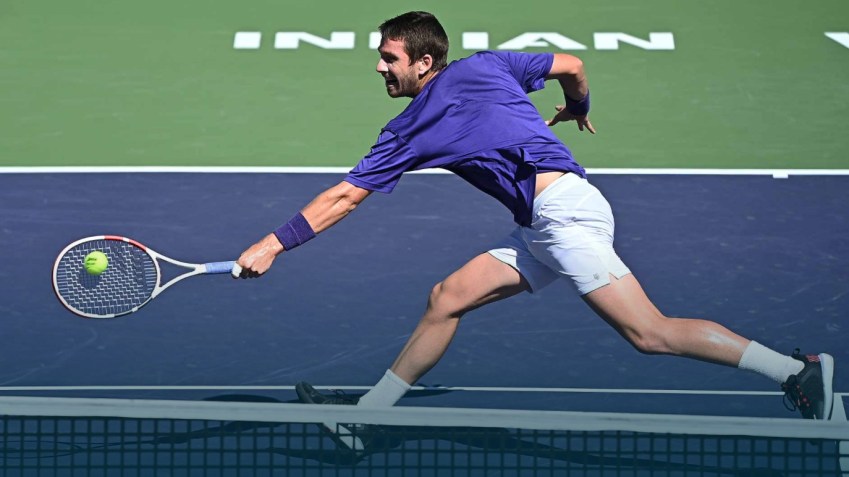 Tenista Cameron Norrie no torneio de Indian Wells / ATP Tour
