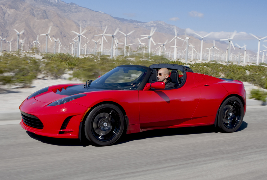 Tesla Roadster (2008), com sistema elétrico original de quase 20 anos de idade • Divulgação