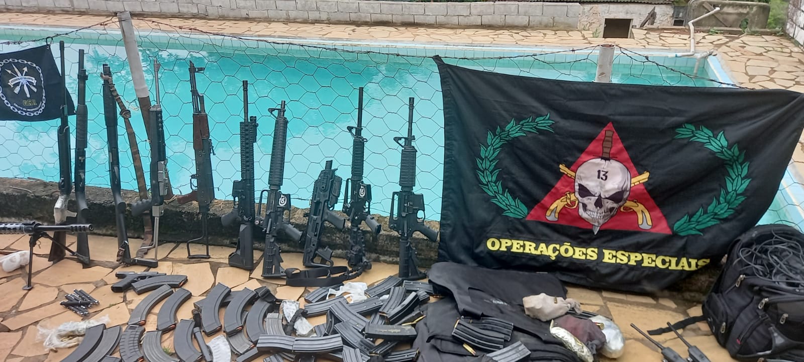 Armas apreendidas em operação contra "Novo Cangaço"