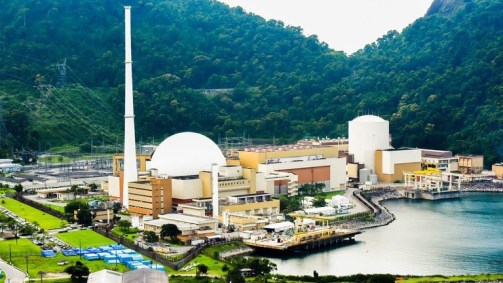 Instalações das usinas nucleares Angra I e II