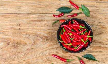A bowl of pepper