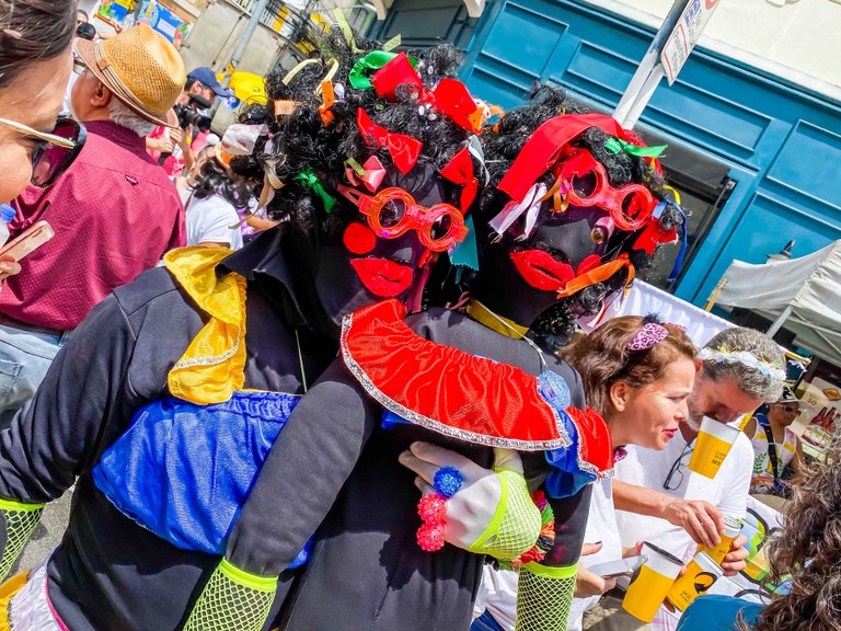 Bloco de rua "Esfarrapado" durante o Carnaval de 2020 / Foto: Edson Lopes / Prefeitura de SP