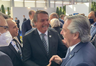 Bolsonaro para presidente da Argentina: “Rivalidade só no futebol”