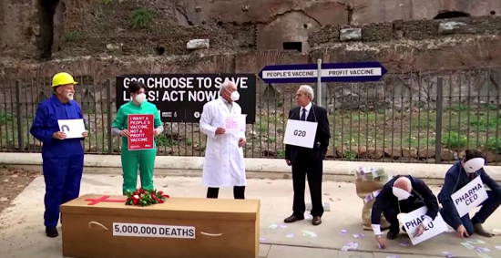 Manifestantes no G20