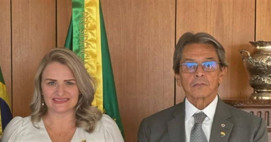Graciela Nienov e Roberto Jefferson