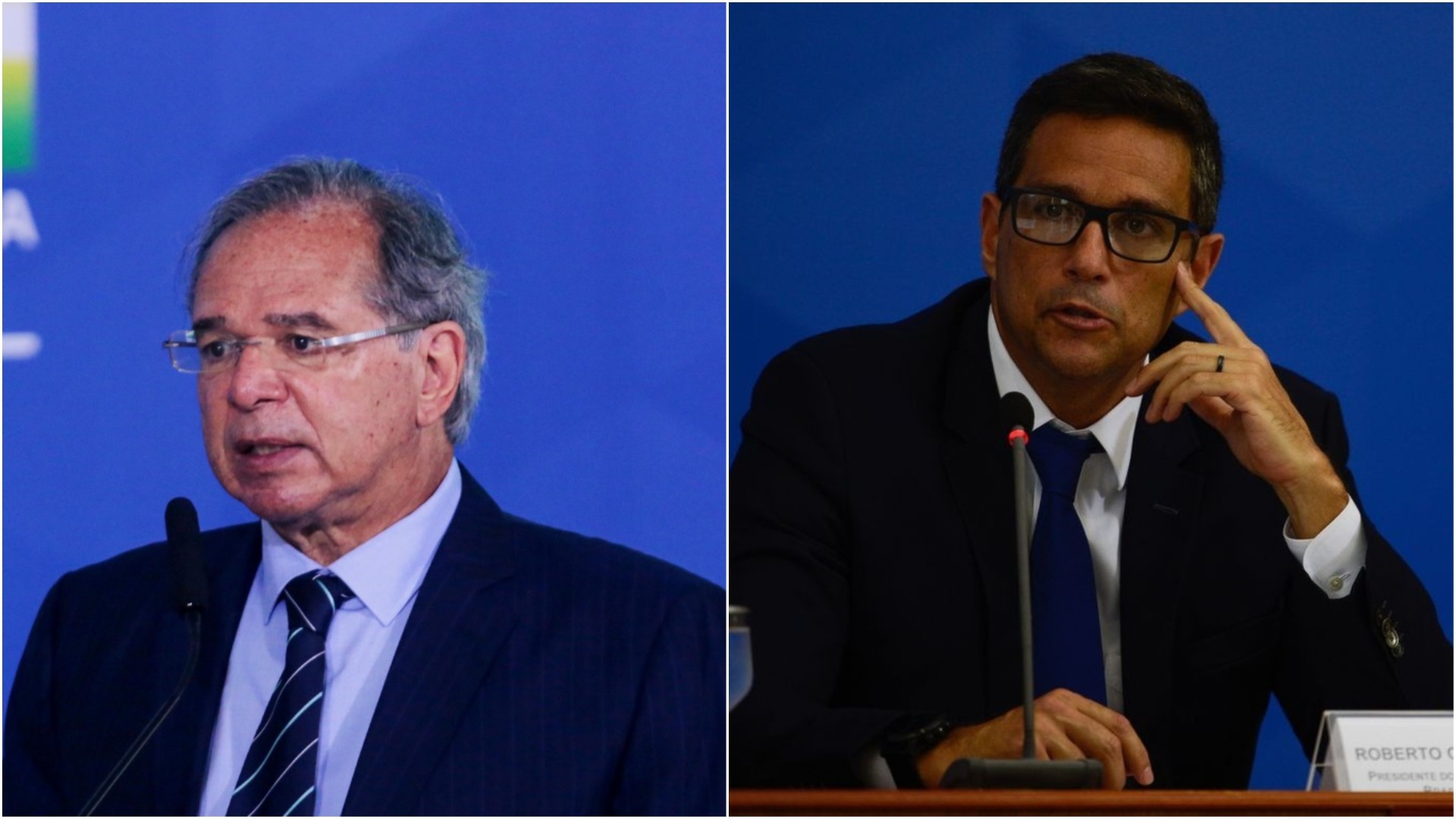 Paulo Guedes e Roberto Campos Neto