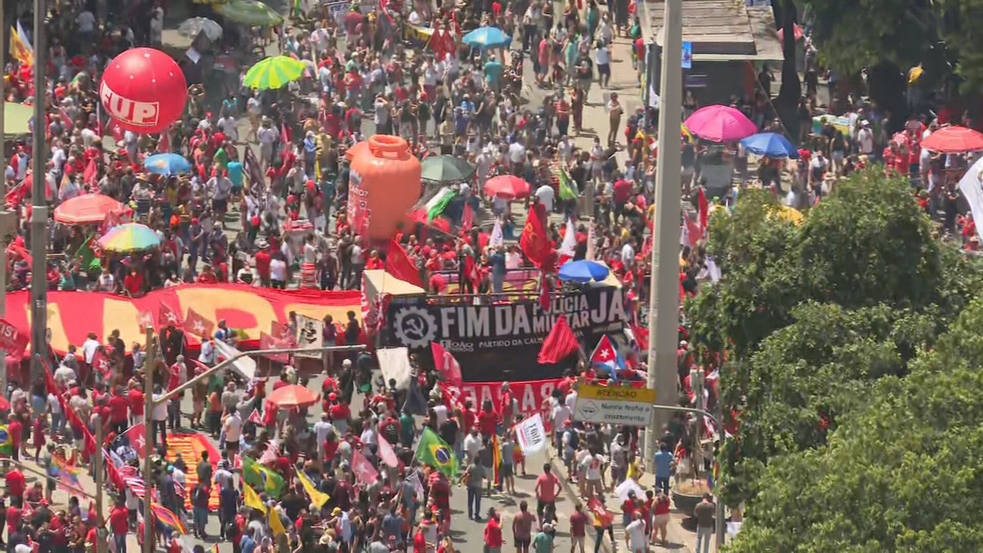 Manifestação no Rio de Janeiro