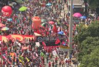 Com Ciro e Haddad, oposição realiza protestos pelo país contra governo Bolsonaro