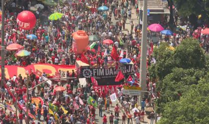 Manifestação no Rio de Janeiro