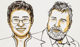 Maria Ressa e Dmitry Muratov