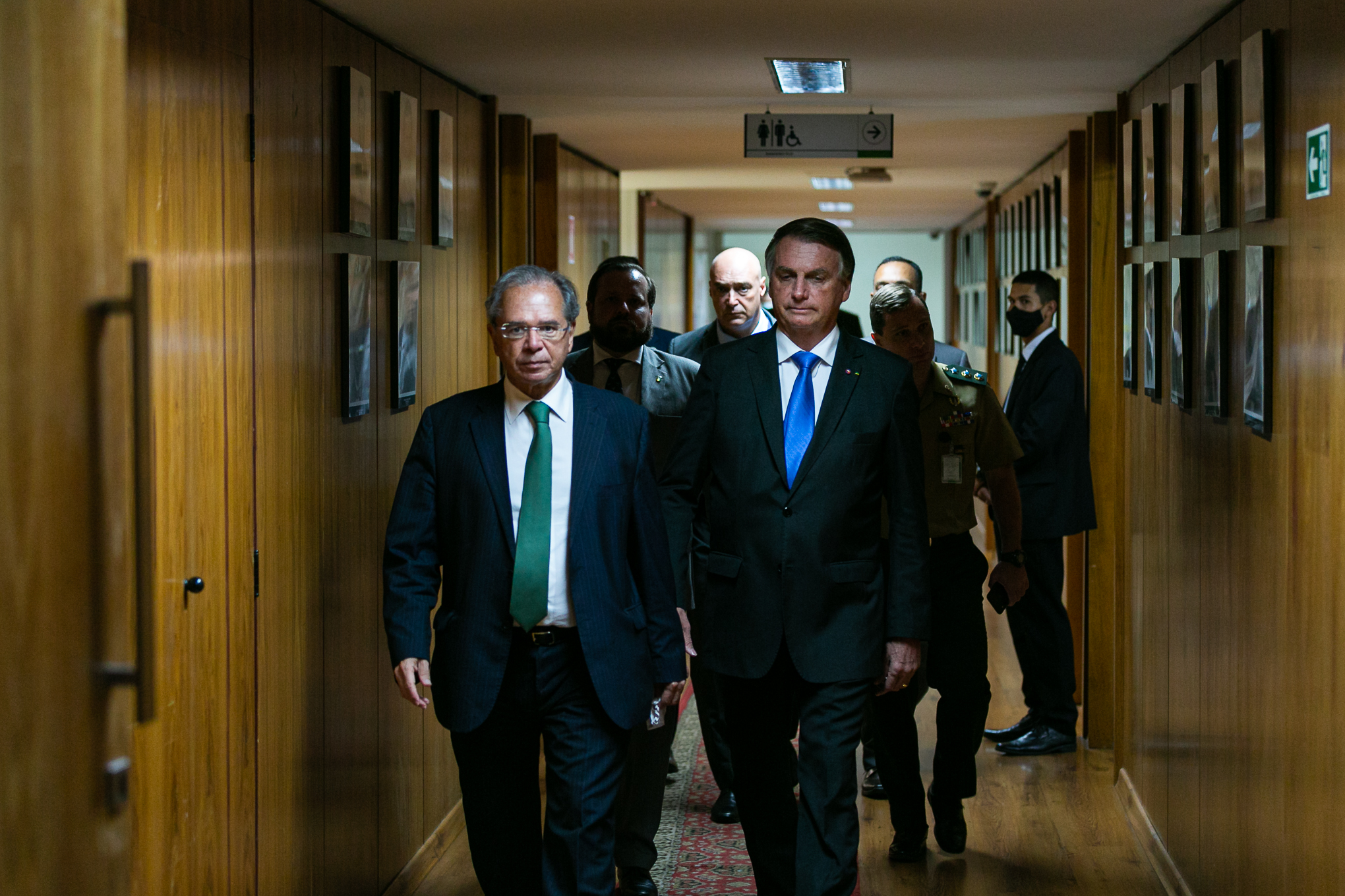Paulo Guedes e Jair Bolsonaro
