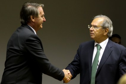 Paulo Guedes e Jair Bolsonaro