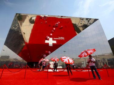 O pavilhão da Suiça, na Expo Dubai 2020