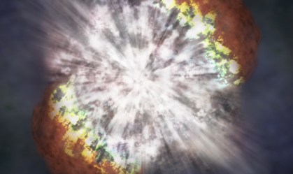 Morte de estrela vista pelo Hubble pode ajudar a desenvolver sistema de alerta