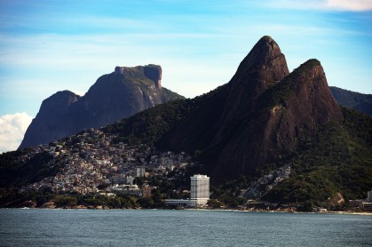 Comunidade do Vidigal, no Leblon, na zona Sul do Rio de Janeiro