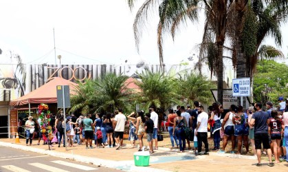 Movimentação no Feriadão do dia das Crianças, no Zoológico