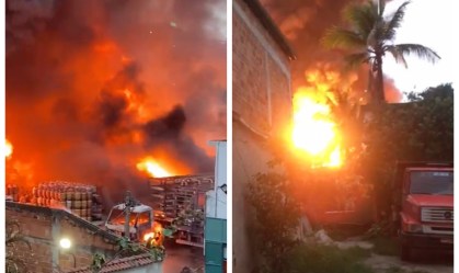 Rio de Janeiro: Incêndio de grandes proporções não deixou feridos
