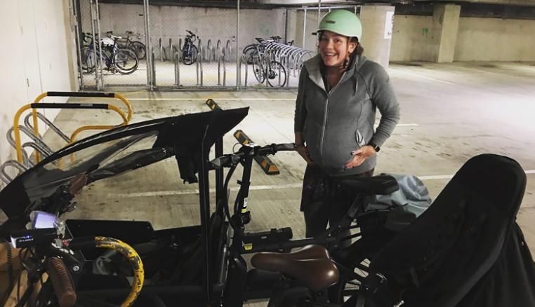 Julie Anne Genter defende a utiização de bicicleta como meio de transporte / Arquivo Pessoal/ Julie Anne Genter
